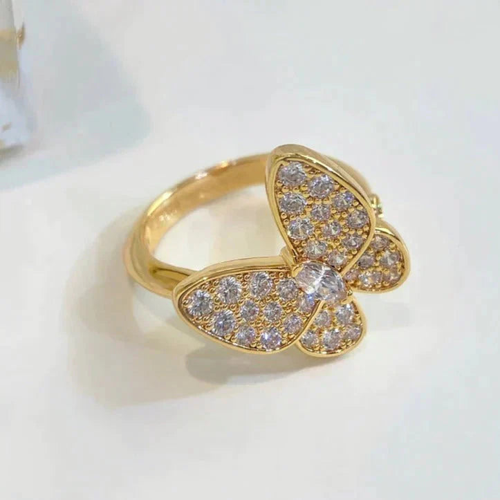 [Angela Jewellery]BUTTERFLY DIAMOND RING