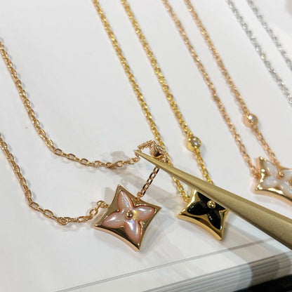 [Angela Jewellery]STAR BLACK MOP NECKLACE