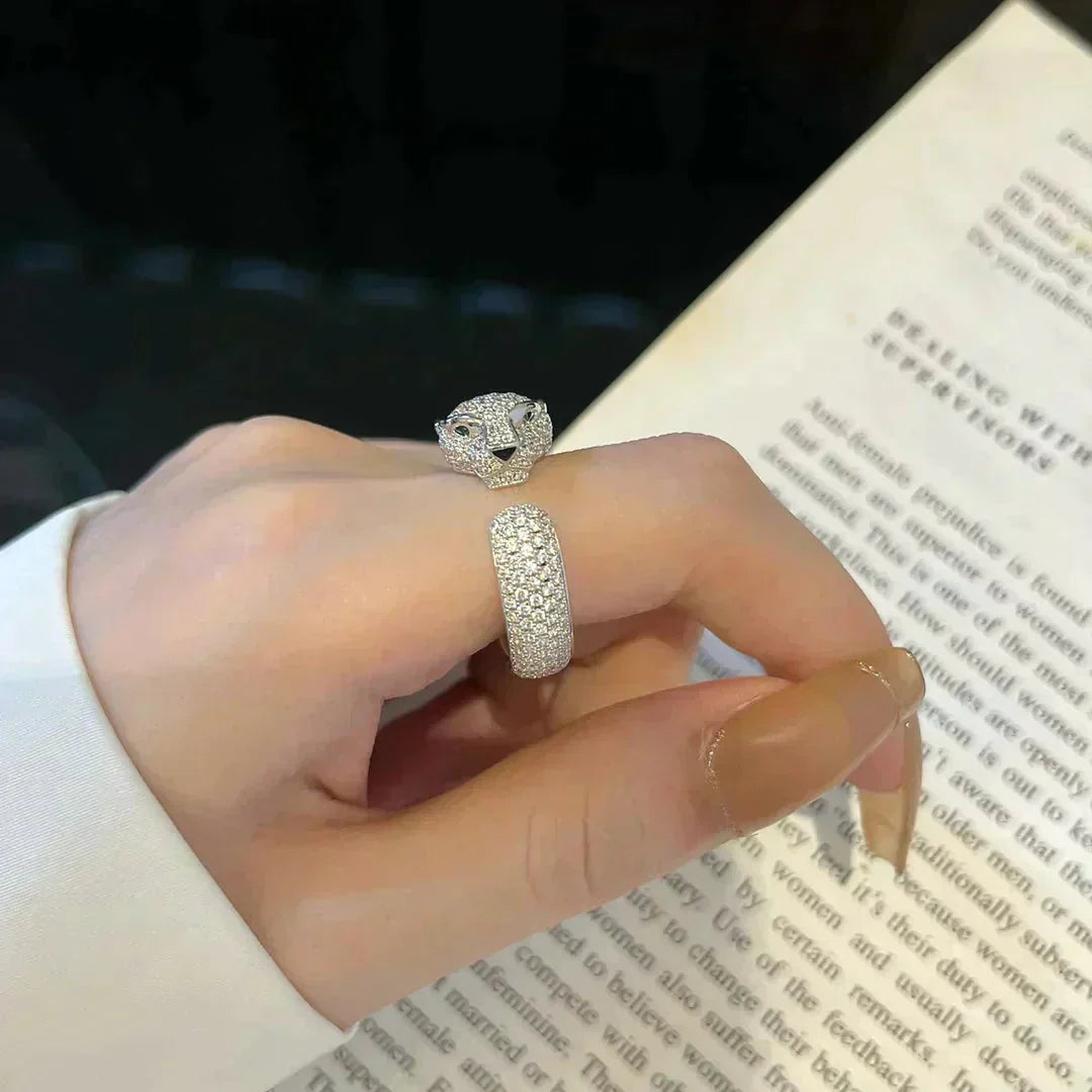 [Angela Jewellery]PANTHERE 5.5MM ALL DIAMOND RING