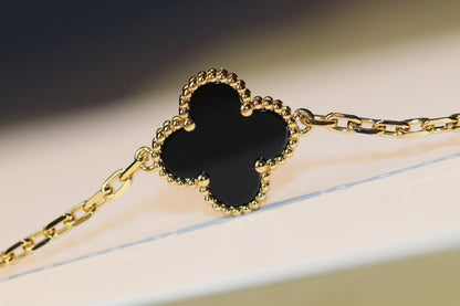 [Angela Jewellery]CLOVER 20 MOTIFS ONYX ROSE GOLD