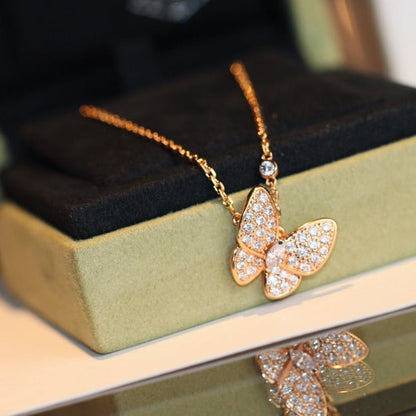 [Angela Jewellery]BUTTERFLY DIAMOND NECKLACE