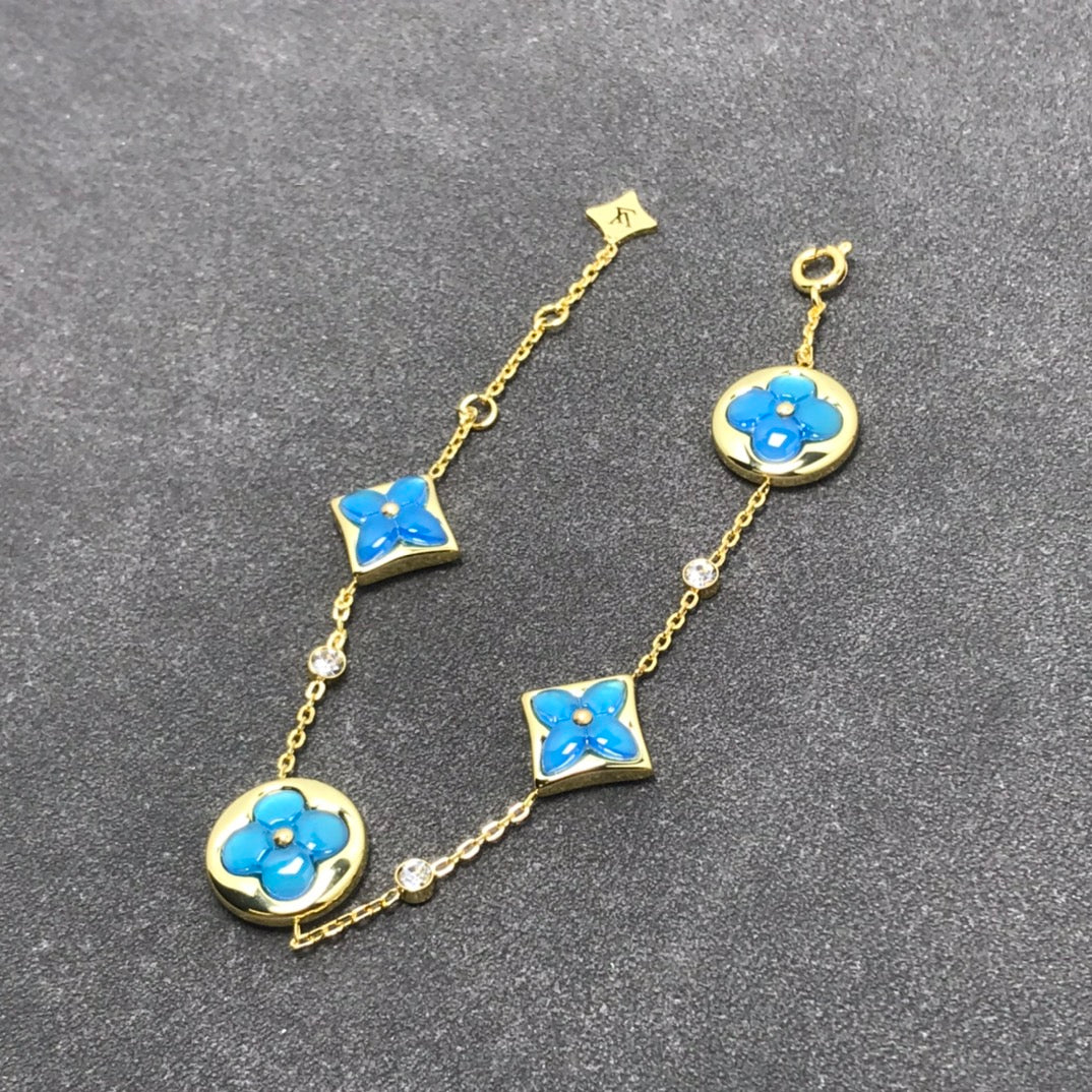 [Angela Jewellery]STAR AND SUN TURQUOISE 4 MOTIFS 3 DIAMONDS