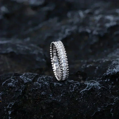 [Angela Jewellery]PERLEE DIAMOND SILVER RING