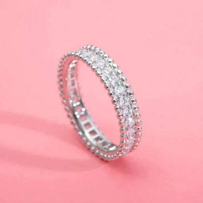[Angela Jewellery]PERLEE DIAMOND SILVER RING