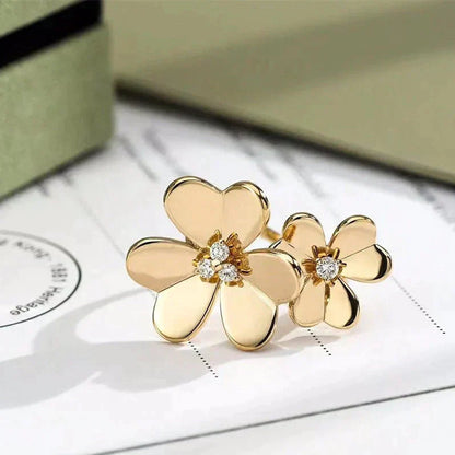 [Angela Jewellery]CLOVER COMOS GOLD DIAMOND RING