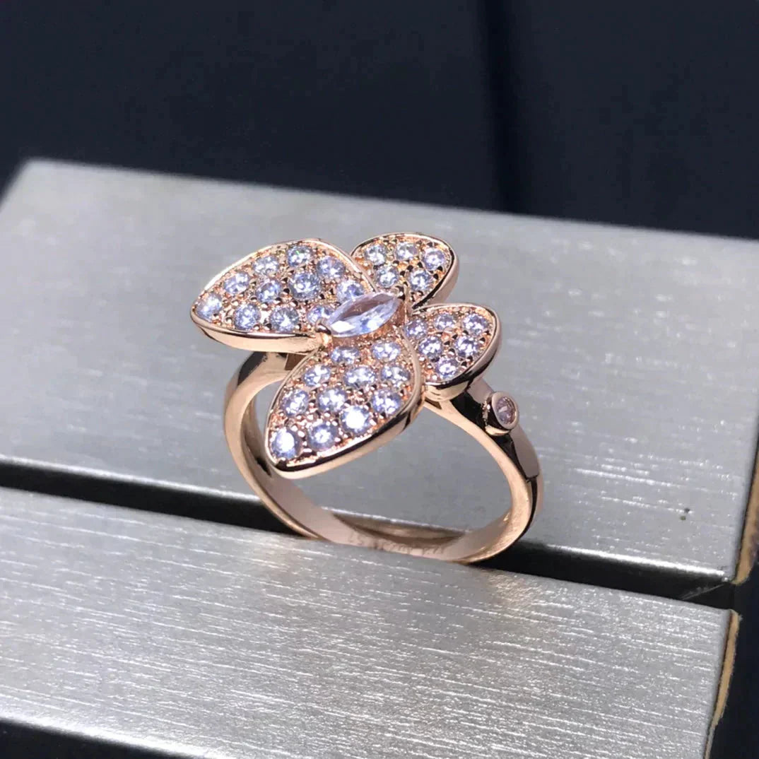 [Angela Jewellery]BUTTERFLY PINK GOLD DIAMOND RING