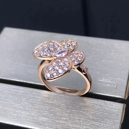 [Angela Jewellery]BUTTERFLY PINK GOLD DIAMOND RING