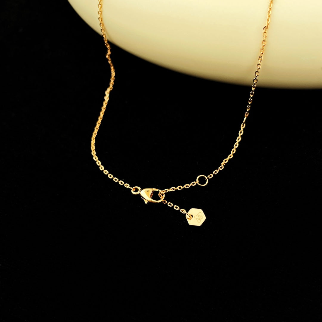 [Angela Jewellery]BEE MINI PEDANT DIAMOND NECKLACE