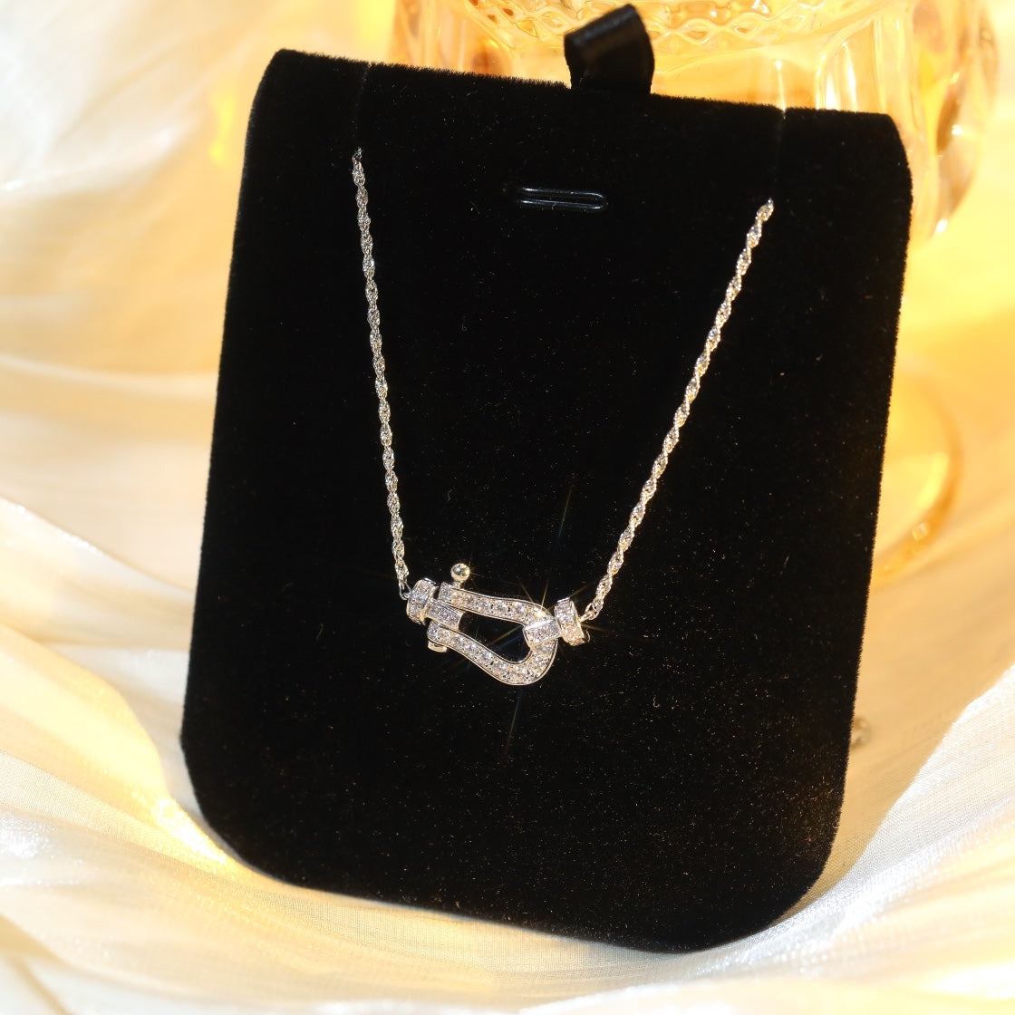 [Angela Jewellery]FORCE 10 DIAMOND SILVER NECKLACE MINI MODEL