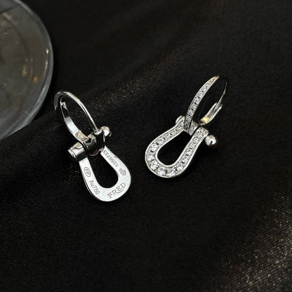 [Angela Jewellery]FORCE 10 FULL DIAMOND DROP EARRINGS MEDIUM MODEL