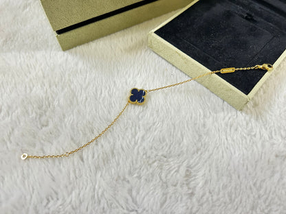 [Angela Jewellery]CLOVER 1 MOTIF PIETERSITE BRACELET