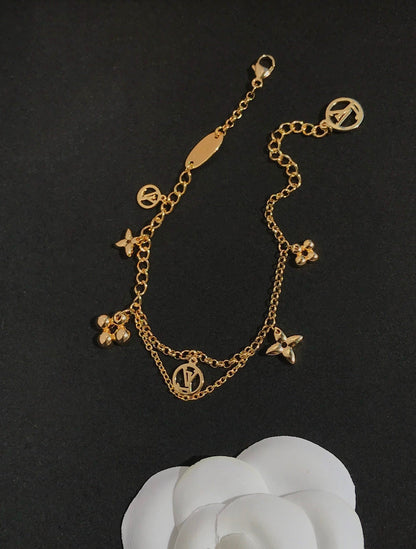 [Angela Jewellery]BLOOMING PINK GOLD MOP BRACELET