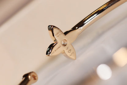 [Angela Jewellery]IDYLLE GOLD OPEN BRACELET DIAMOND PAVED