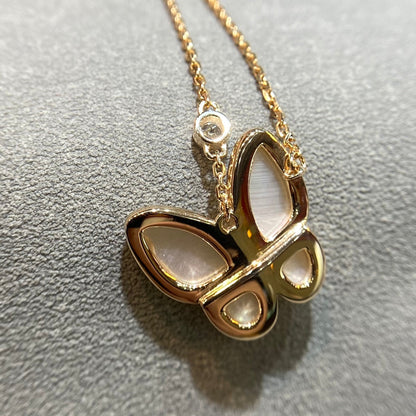 [Angela Jewellery]BUTTERFLY MOP DIAMOND NECKLACE