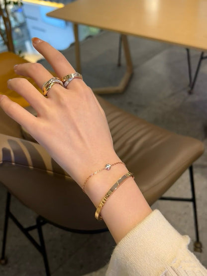 [Angela Jewellery]DAMOUR DIAMOND LINK BRACELET