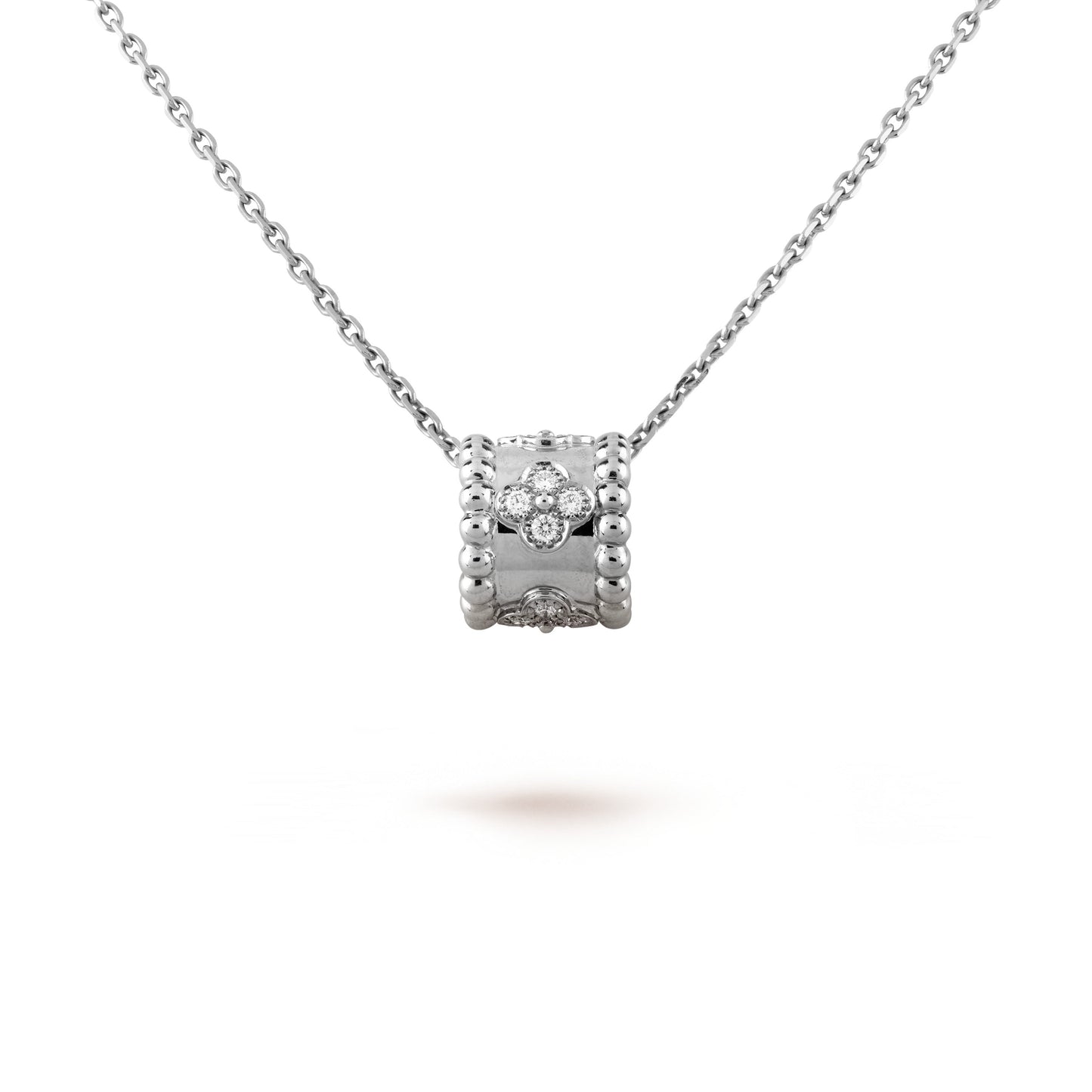 [Angela Jewellery]PERLEE PEDANT SIVLER DIAMOND NECKLACE