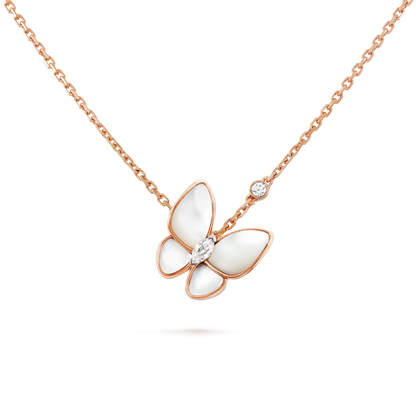 [Angela Jewellery]BUTTERFLY MOP DIAMOND NECKLACE