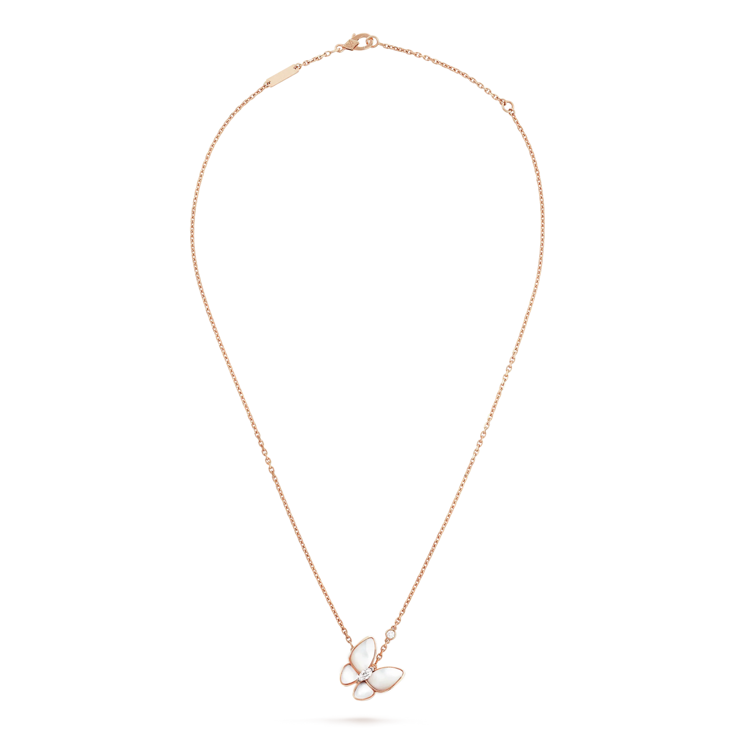 [Angela Jewellery]BUTTERFLY MOP DIAMOND NECKLACE