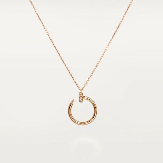 [Angela Jewellery]JUSTE NECKLACE PINK GOLD