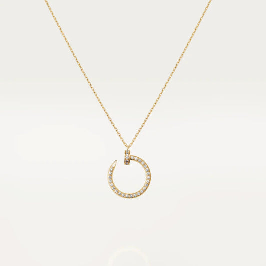 [Angela Jewellery]JUSTE NECKLACE GOLD DIAMONDS
