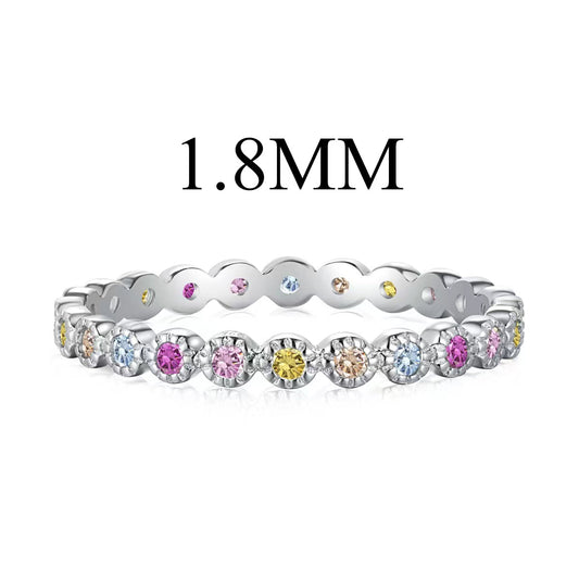 Angela Jewelry]Unique Scintillating Round Cut Daily Ring