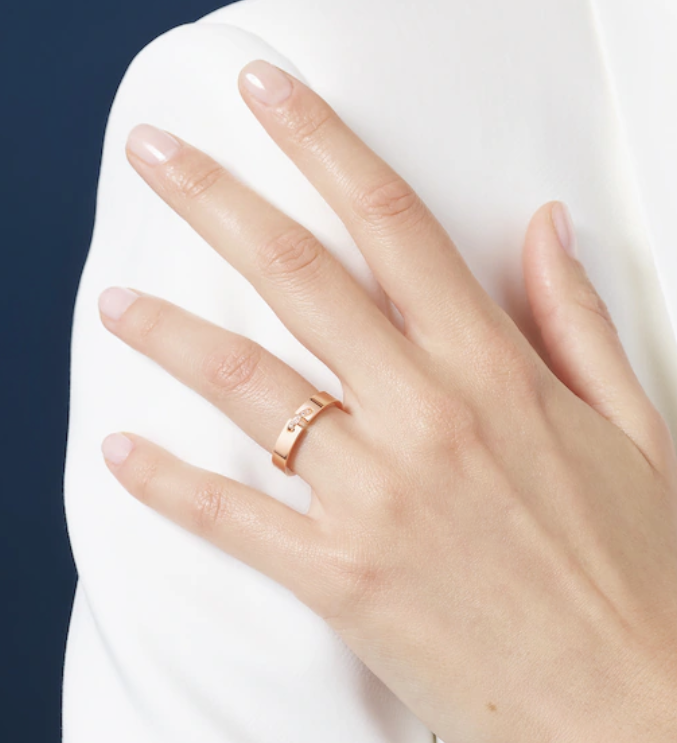 [Angela Jewellery]ALLIANCE LIENS VIDENCE DIAMOND 4MM RING