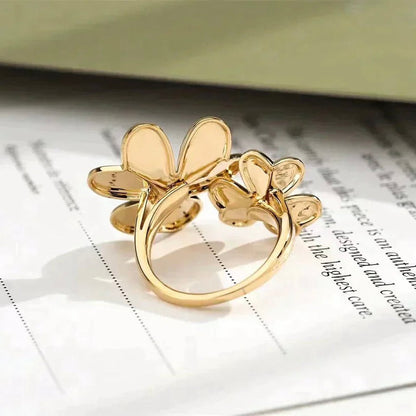 [Angela Jewellery]CLOVER COMOS GOLD DIAMOND RING