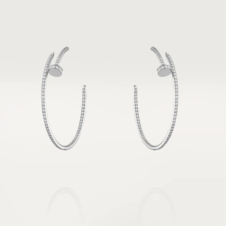 [Angela Jewellery]JUSTE EARRINGS FULL DIAMONDS 1.8MM