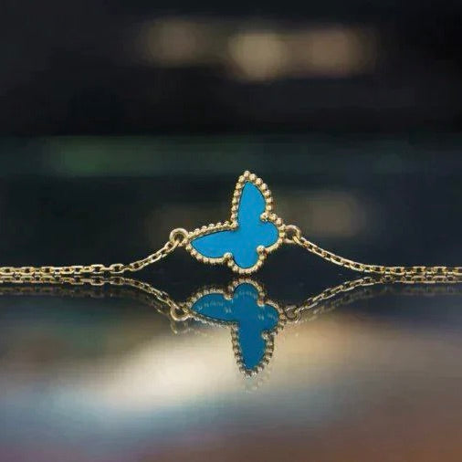 [Angela Jewellery]BUTTERFLY TURQUOISE BUTTERFLY BRACELET