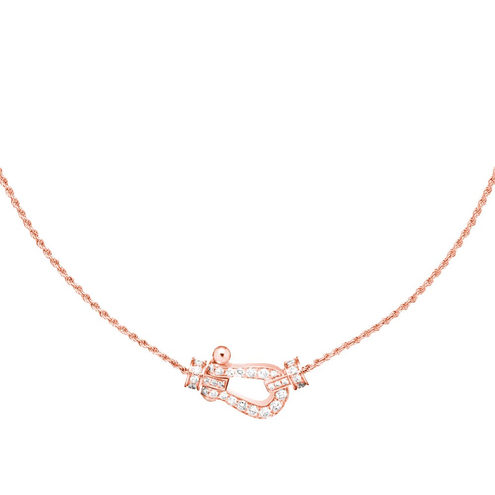 [Angela Jewellery]FORCE 10 PINK GOLD DIAMOND NECKLACE