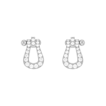 [Angela Jewellery]FORCE 10 FULL DIAMOND STUD EARRINGS MINI MODEL