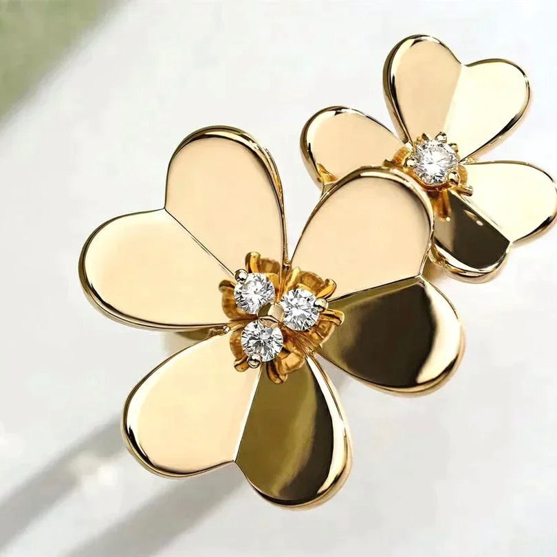 [Angela Jewellery]CLOVER COMOS GOLD DIAMOND RING