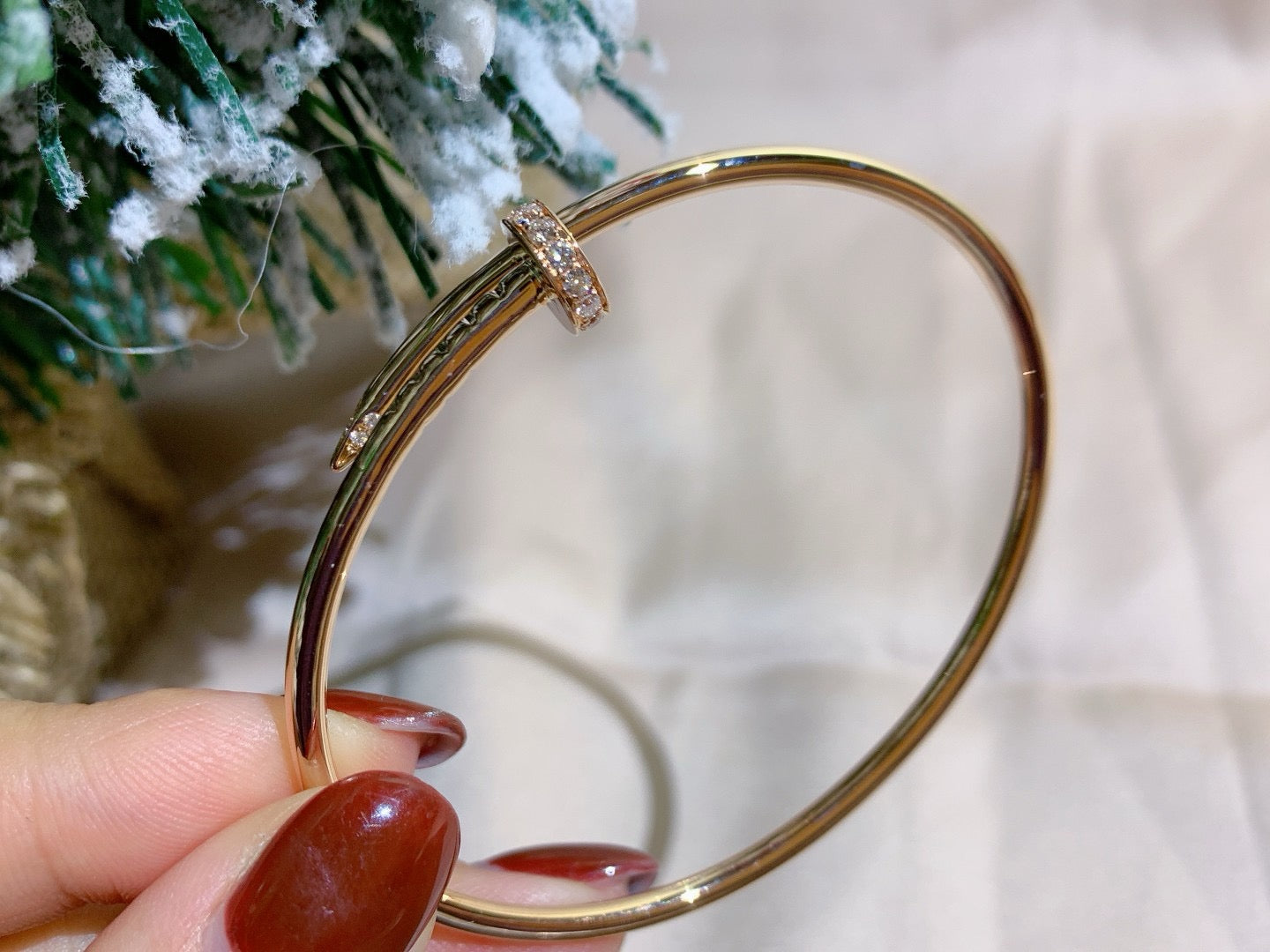 [Angela Jewellery]JUSTE BRACELET 2.5MM DIAMONDS