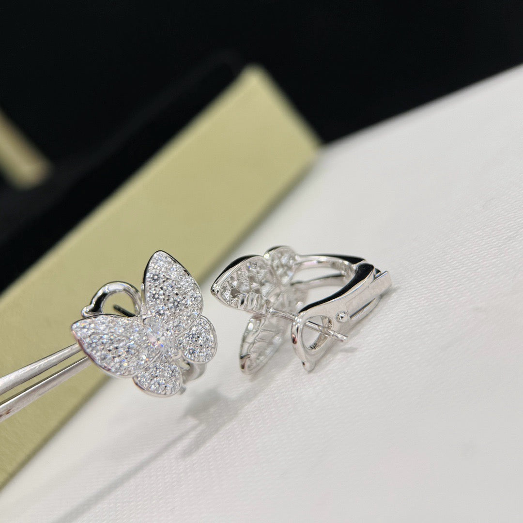[Angela Jewellery]BUTTERFLY ALL DIAMOND EARRINGS