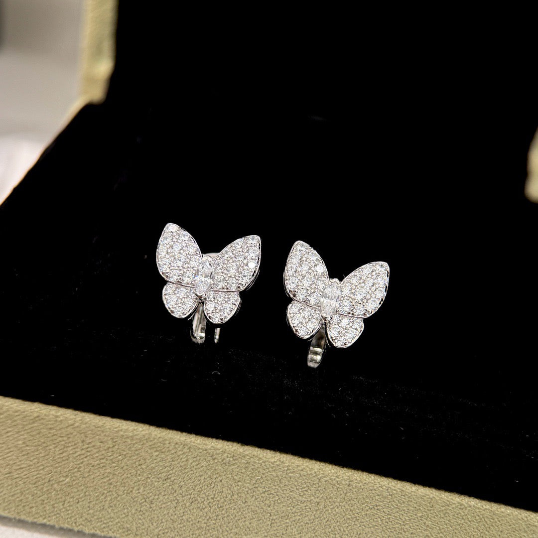 [Angela Jewellery]BUTTERFLY ALL DIAMOND EARRINGS