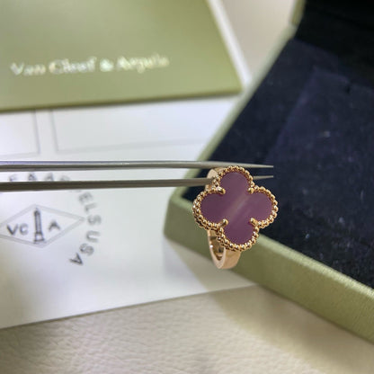 [Angela Jewellery]CLOVER  PURPLE VIOLET RING
