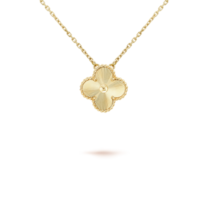 [Angela Jewellery]CLOVER 15MM LASER NECKLACE