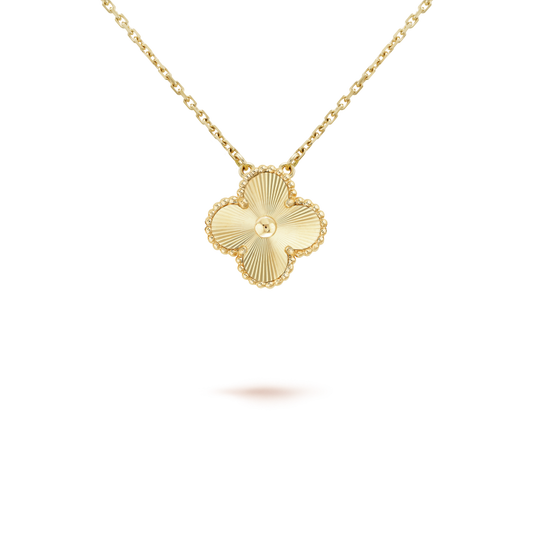 [Angela Jewellery]CLOVER 15MM LASER NECKLACE