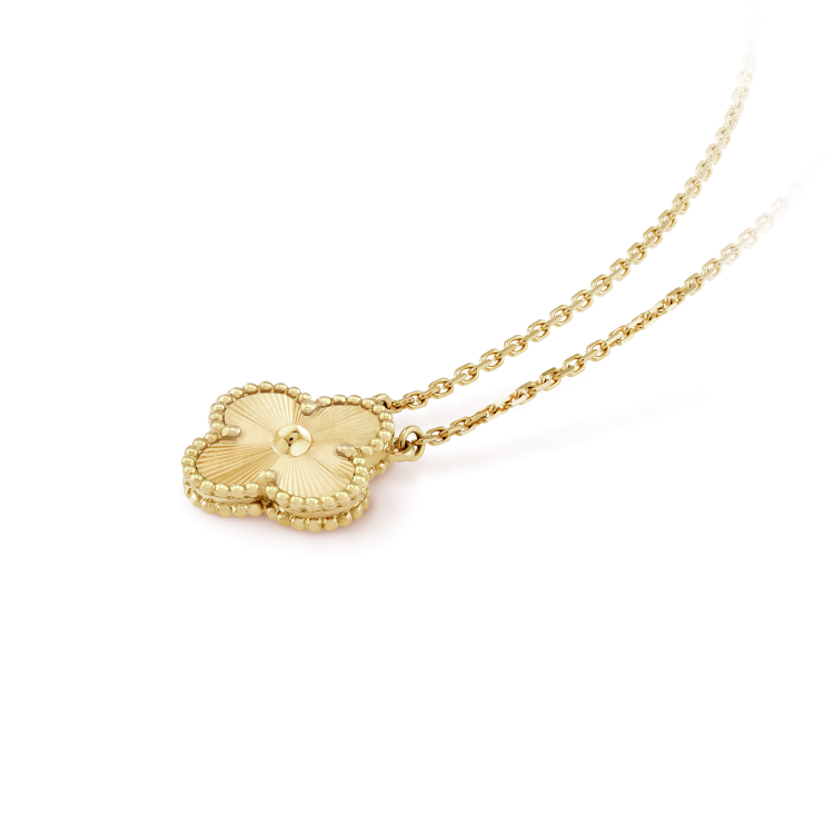 [Angela Jewellery]CLOVER 15MM LASER NECKLACE
