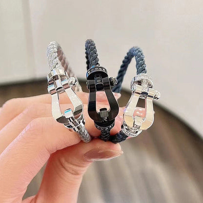 [Angela Jewellery]FORCE LARGE HORSESHOE NO DIAMOND BRACELET ROSE GOLD