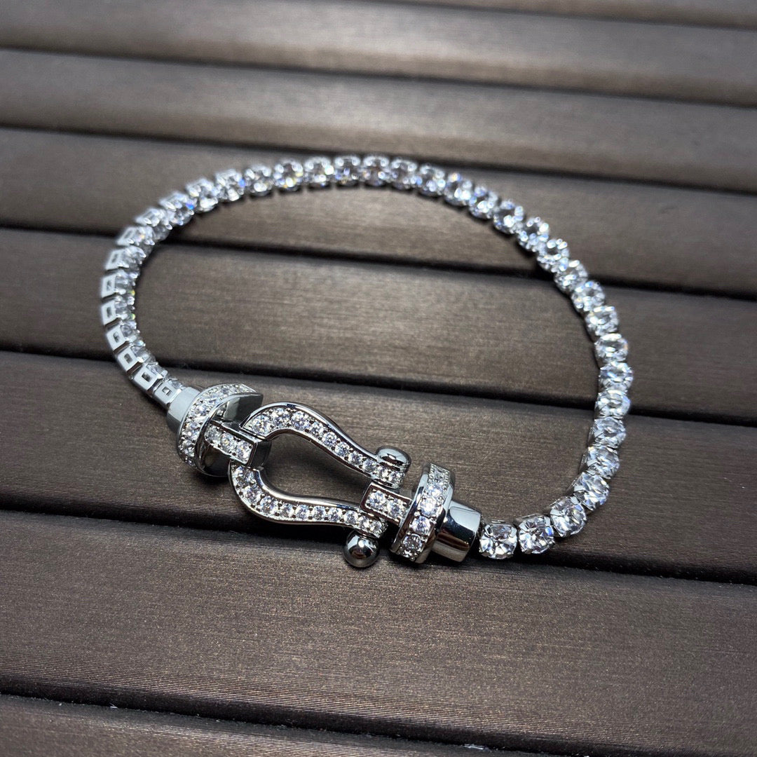 [Angela Jewellery]FORCE  HORSESHOE  DIAMOND TENNIS BRACELET