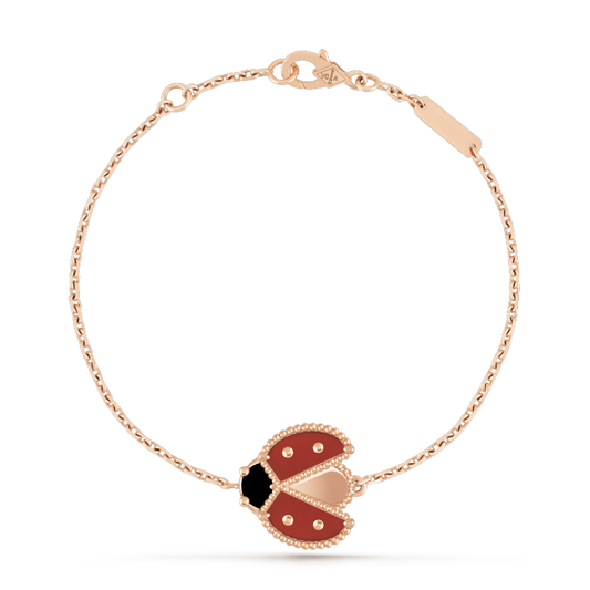 [Angela Jewellery]LUCKY SPRING 1 MOTIF PINK GOLD BRACELET