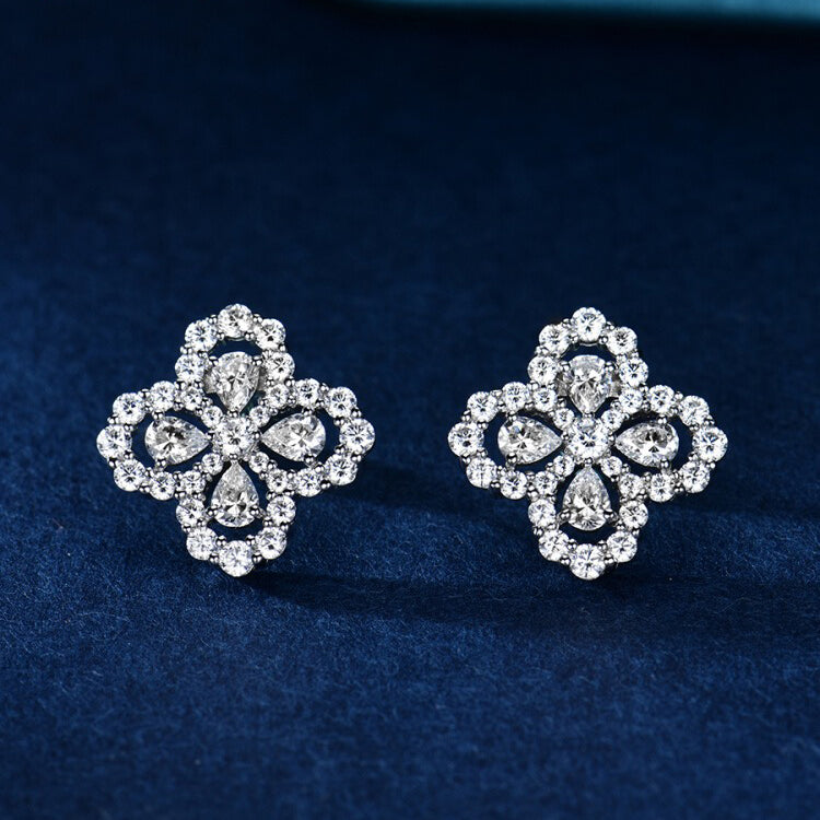 [Angela Jewellery]LOOP EARRINGS FULL MOTIF DIAMOND 16MM