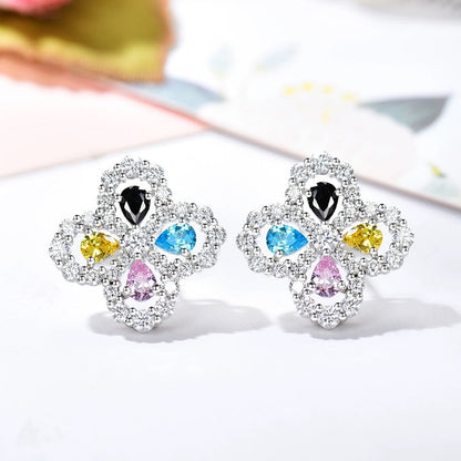 [Angela Jewellery]LOOP EARRINGS FULL MOTIF DIAMOND 16MM