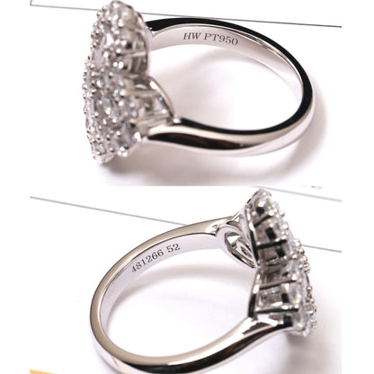 [Angela Jewellery]LOOP RING FULL MOTIF DIAMOND 16MM SILVE