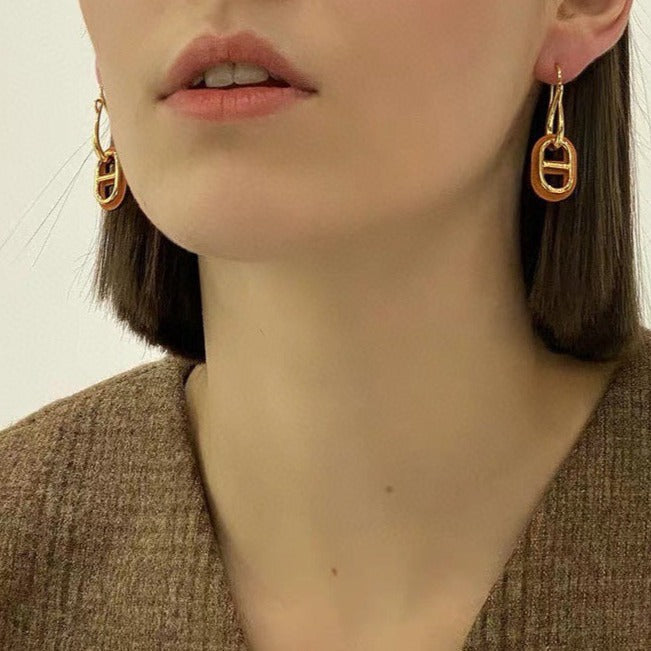[Angela Jewellery]HM O'MAILLON GOLD EARRINGS