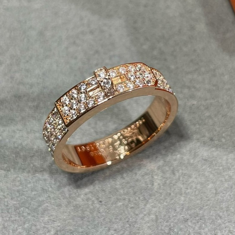 [Angela Jewellery]KELLY PINK GOLD DIAMOND RING