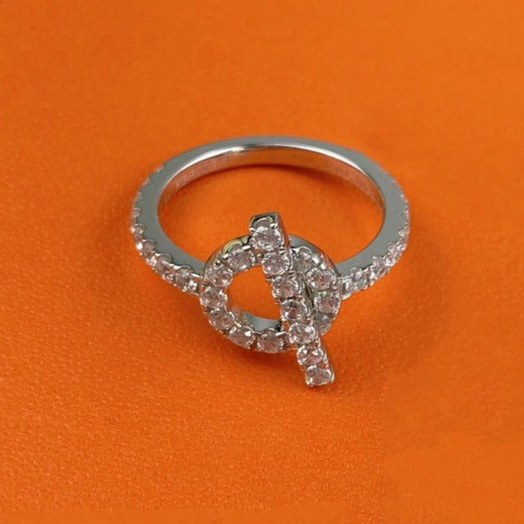 [Angela Jewellery]ECHAPPEE RING SILVER DIAMOND