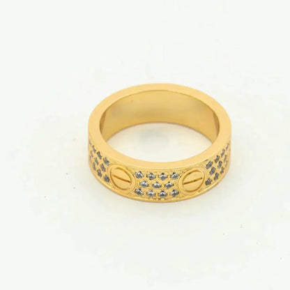 [Angela Jewellery]LOVE RING 5.5MM DIAMONDS PAVED