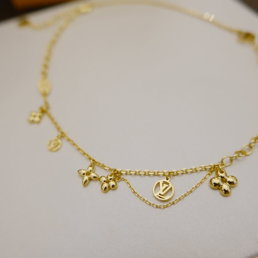 [Angela Jewellery]BLOOMING SUPPLE NECKLACE BRASS